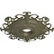Ekena Millwork Orleans Ceiling Medallion (Canopies up to 8 1/4"), 38 3/8"OD x 6 5/8"ID x 2 7/8"P, Painted Turtle CM38OLPTF - alternate 4
